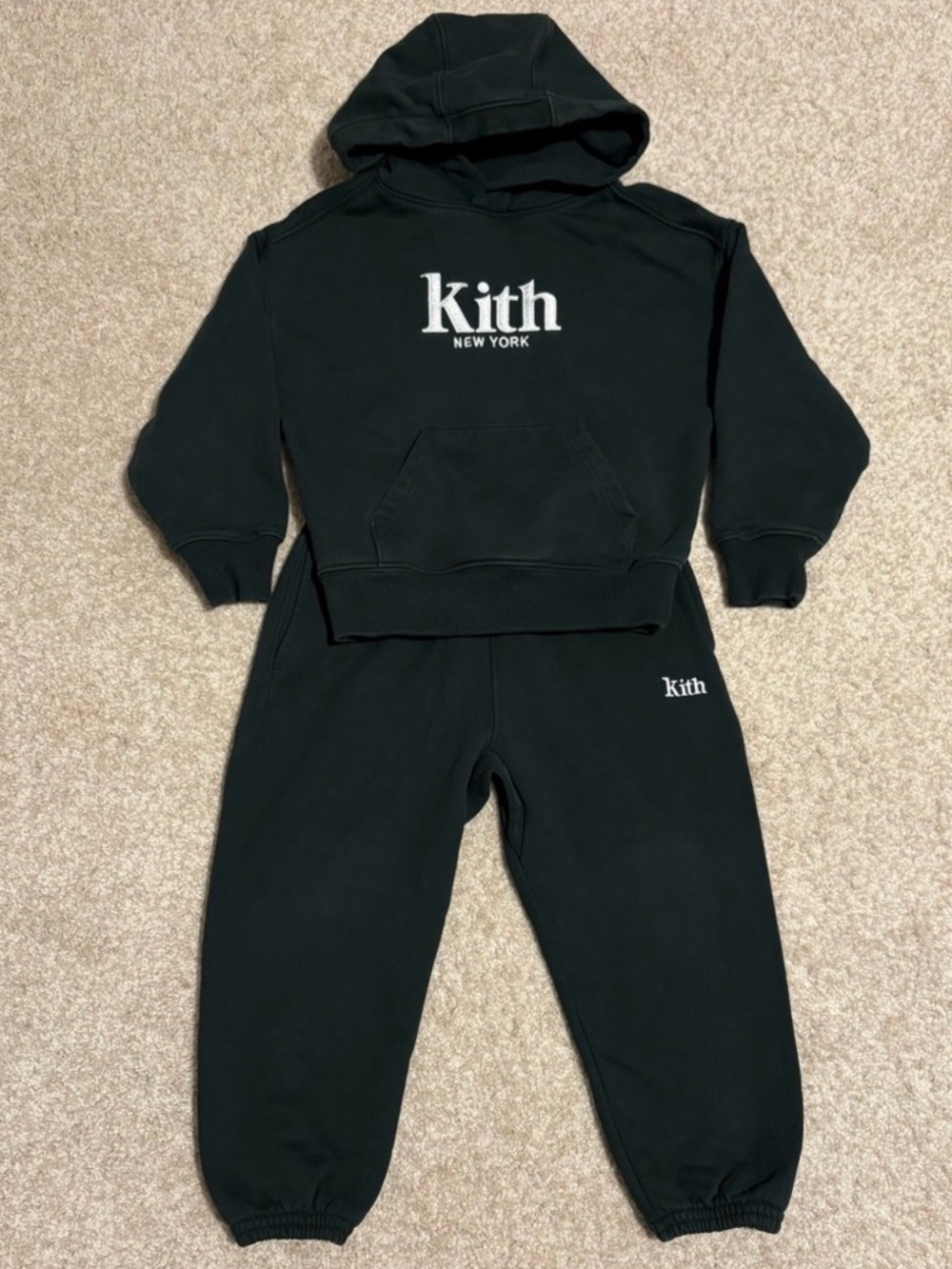Kith Kids Black Logo Joggers